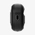 ACS05482 - Apple AirPods Pro 2 Case Rugged Armor in matte black showing the front